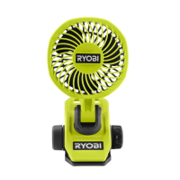 Ryobi RCF4-0 4V Akumulátorový ventilátor s klipsom USB Lithium